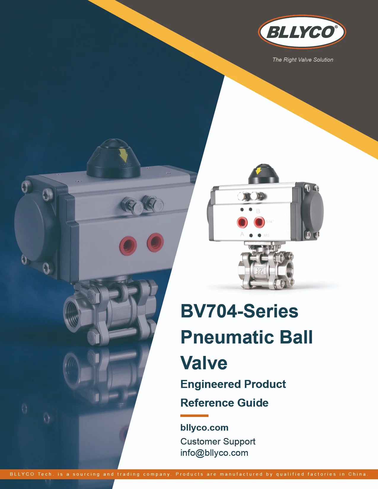 BV704-Series Pneumatic Ball Valve (EN)