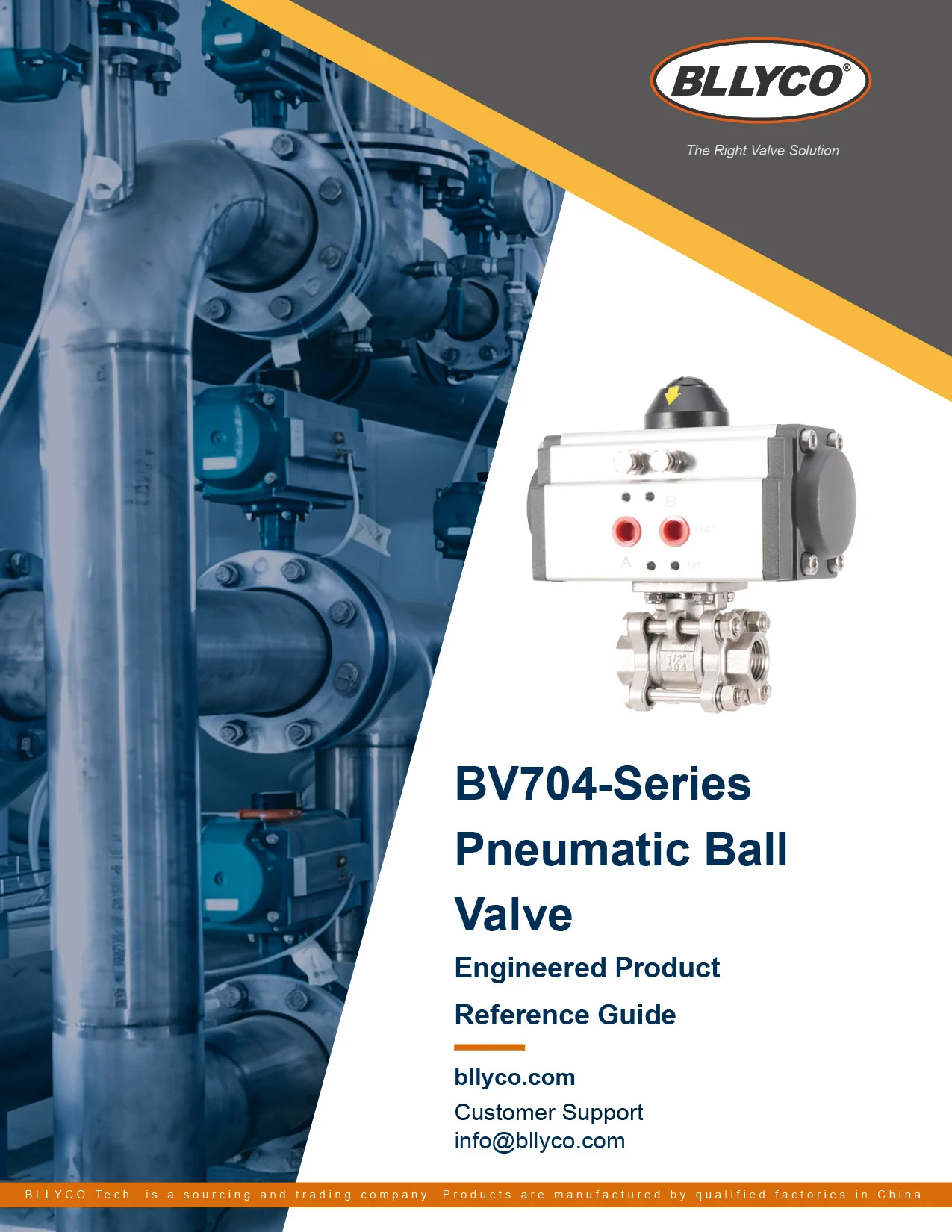 BV704-Series Pneumatic Ball Valve (EN)