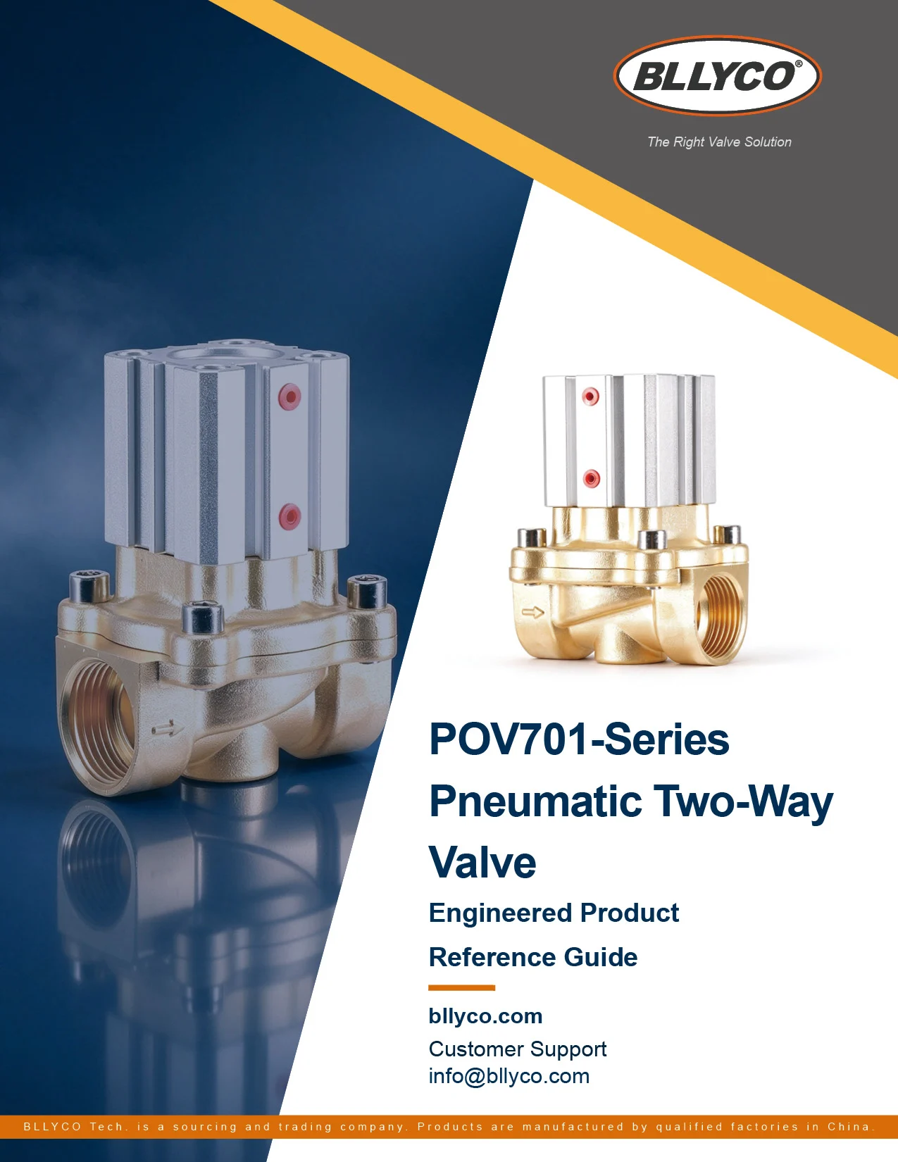 POV701-BN Series Pneumatic Two-Way Valve (EN)