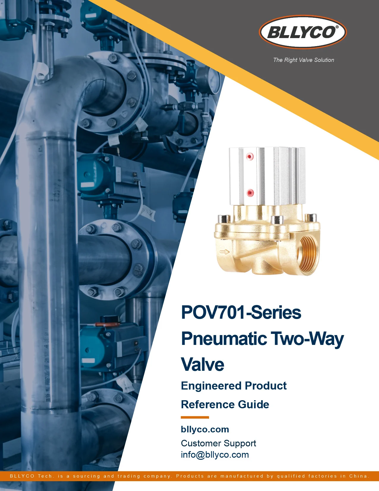 POV701-BN Series Pneumatic Two-Way Valve (EN)