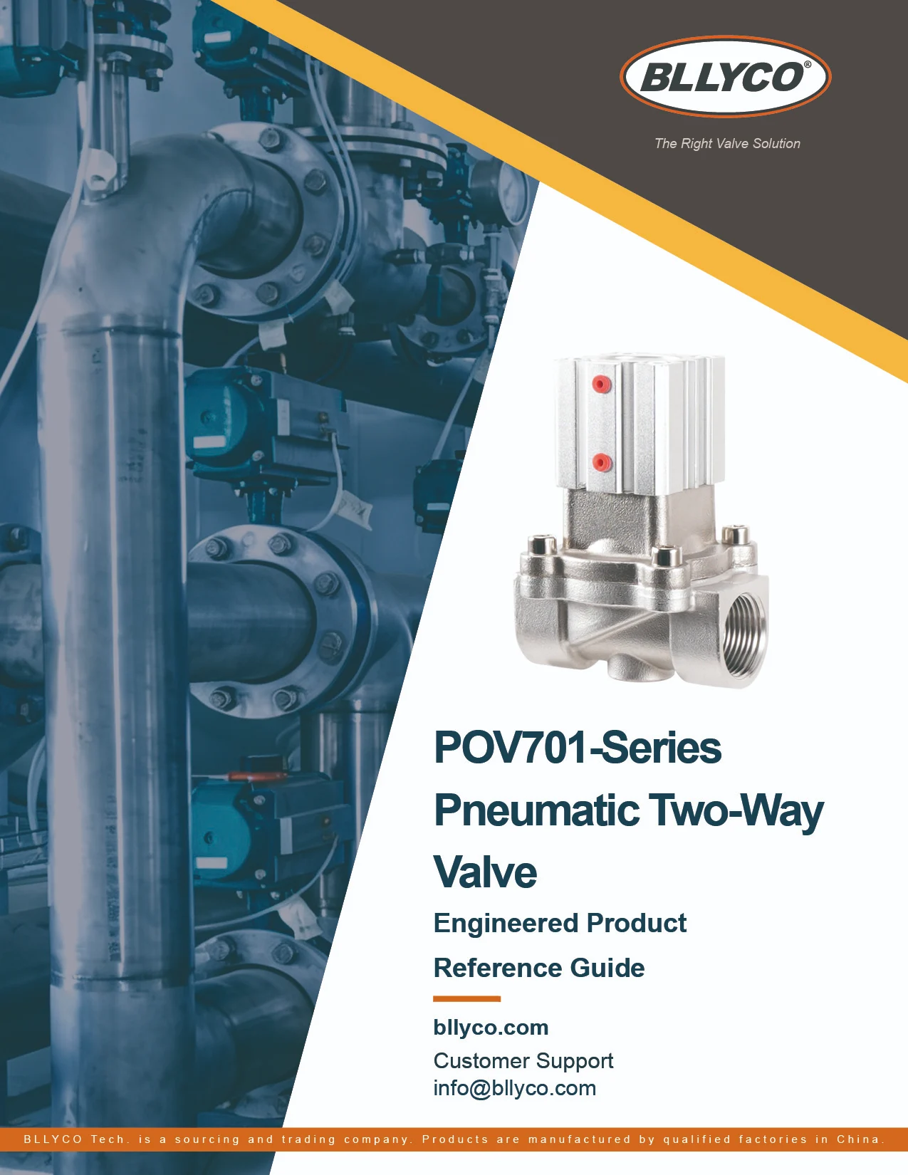 POV701-Series Pneumatic Two-Way Valve (EN)
