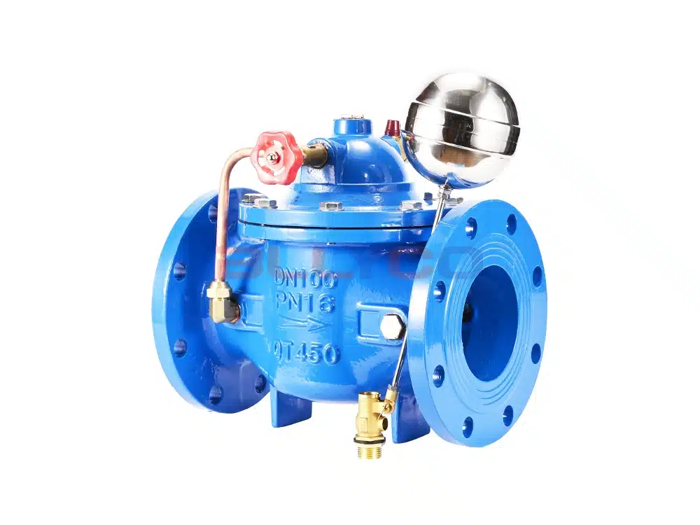Ductile iron remote control floating ball valve 100X-16Q