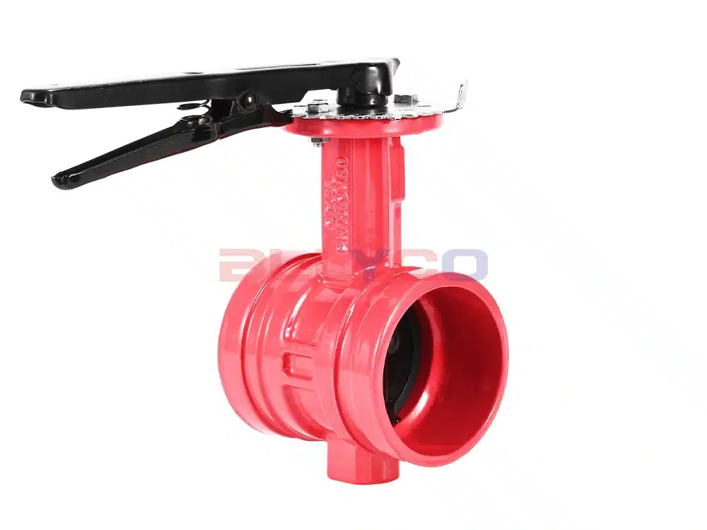 Ductile iron handle groove butterfly valve D81X-16Q