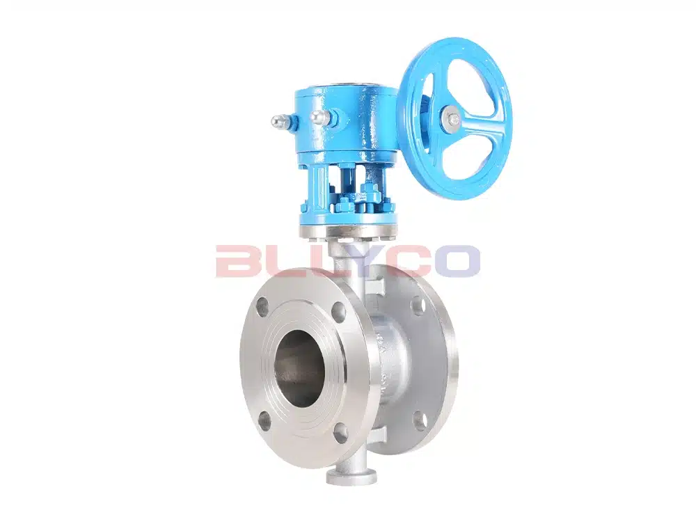 304 stainless steel hard seal flange butterfly valve D343W-16P