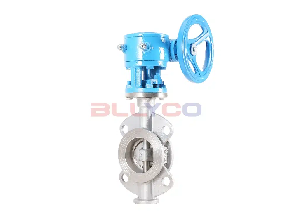 304 stainless steel hard seal butt-clamp butterfly valve D373W-16P