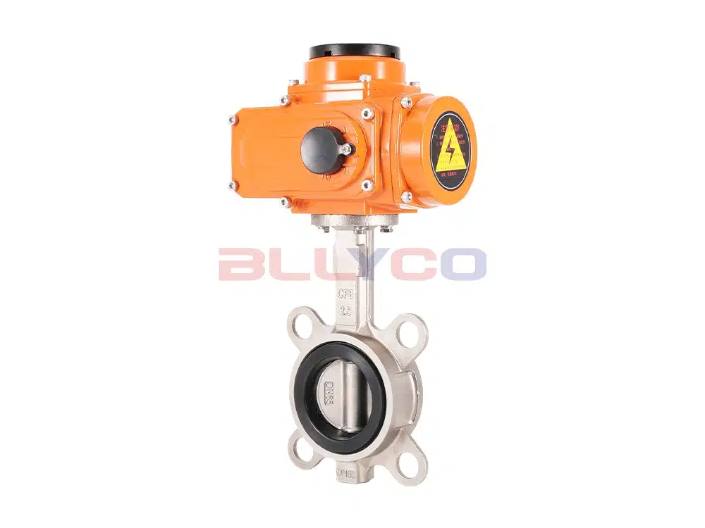 304 stainless steel electric clamp butterfly valve D971X-16P