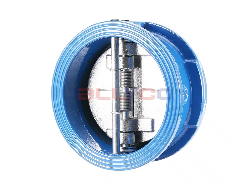 Ductile cast iron butt-clamp butterfly check valve DH77X-16Q