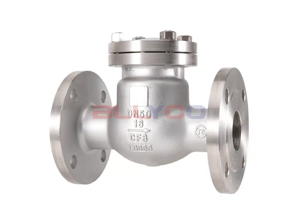 304 stainless steel swing check valve H44W-16P