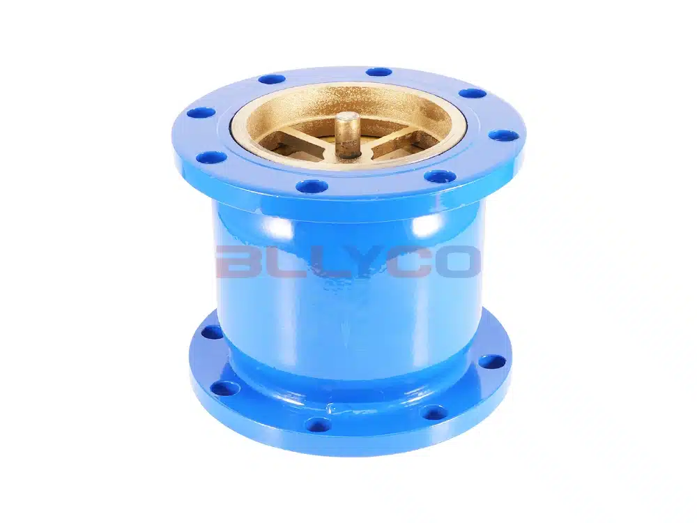 WCB steel muffler check valve HC41X-16C