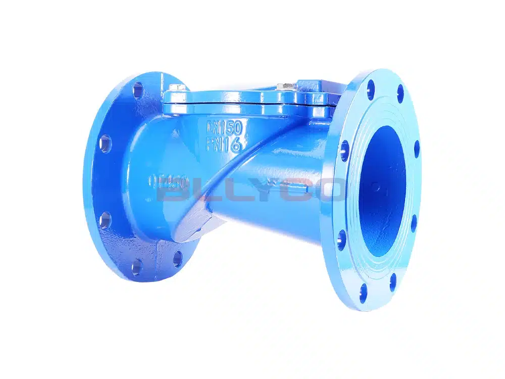Ductile iron flanged rubber flap check valve HC44X-16Q