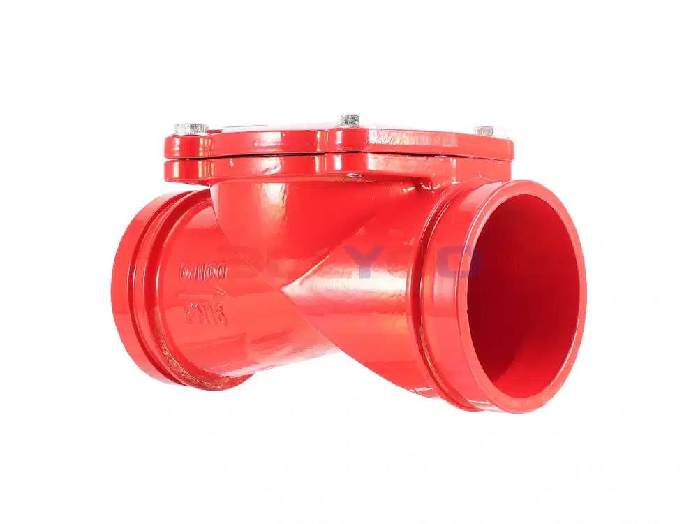 Ductile iron trench rubber flap check valve HC84X-16Q