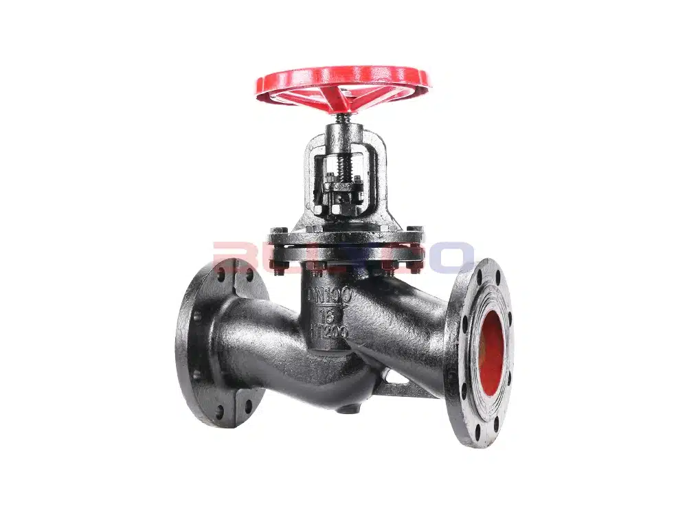 Cast iron flange shut-off valve J41T-16