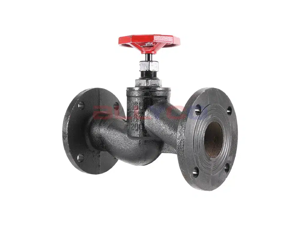 Cast iron flange shut-off valve J41T-16