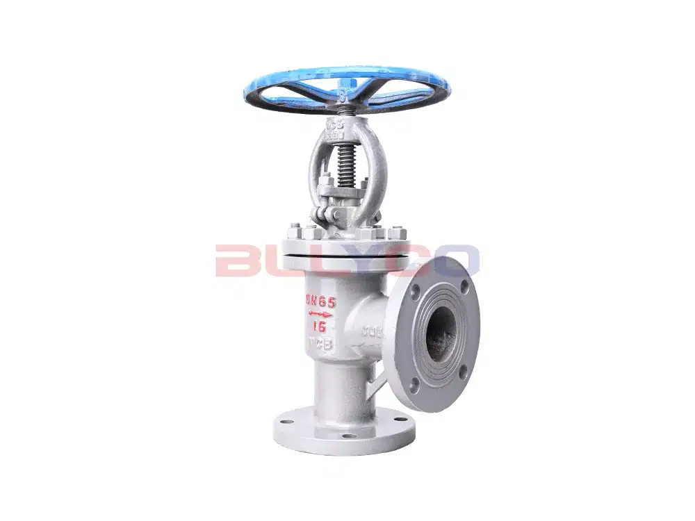 Cast steel angle globe valve J44H-16C