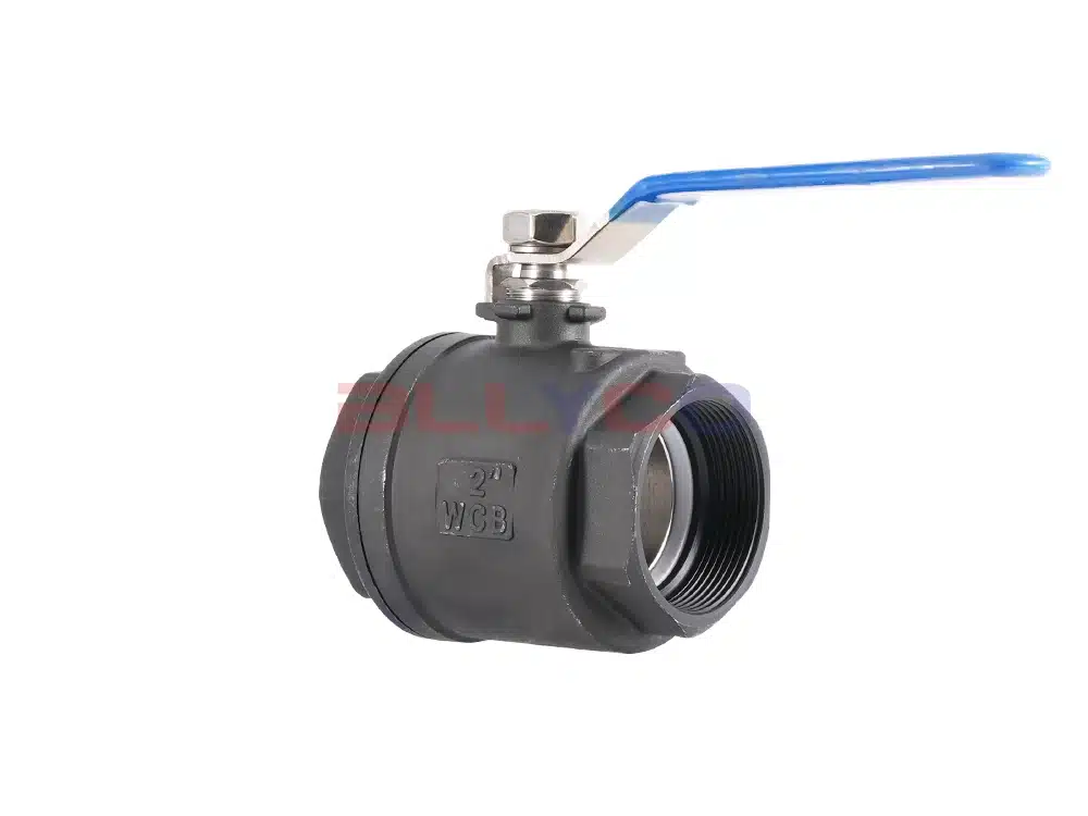 Cast steel wire buckle two-piece ball valve Q11F-16C