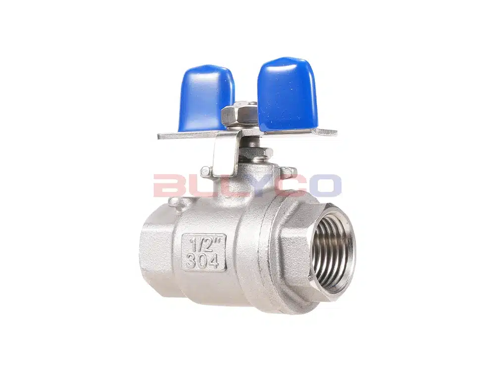 304 stainless steel disc handle two-piece ball valve Q11F-16P