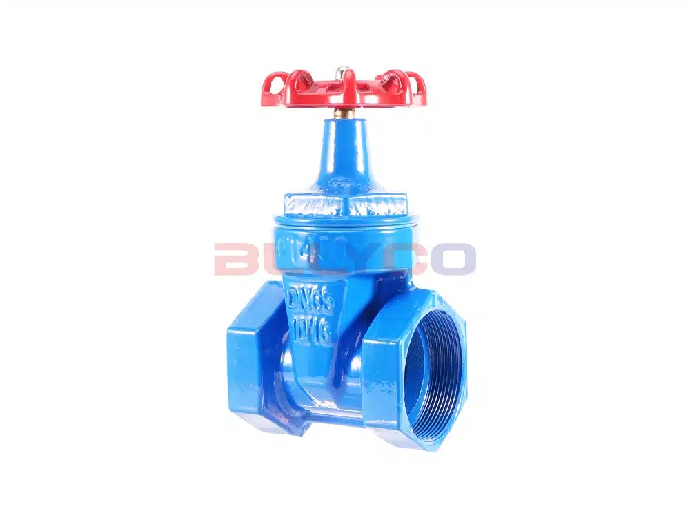 Ductile Iron Soft Seal Silk Button Gate Valve Z15X-16Q