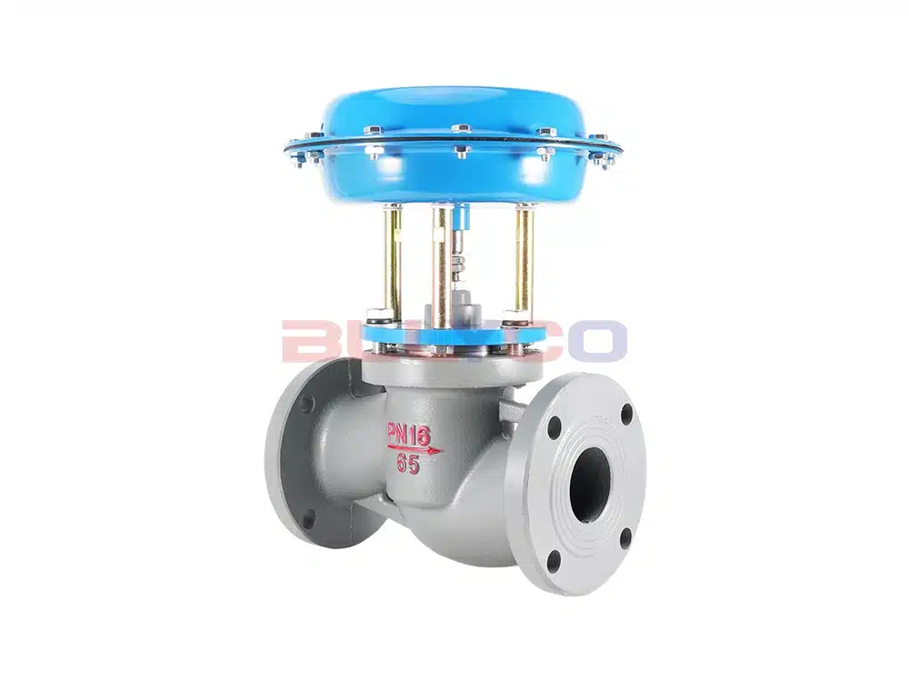 Cast iron pneumatic membrane shut-off valve ZMBQ16-2T