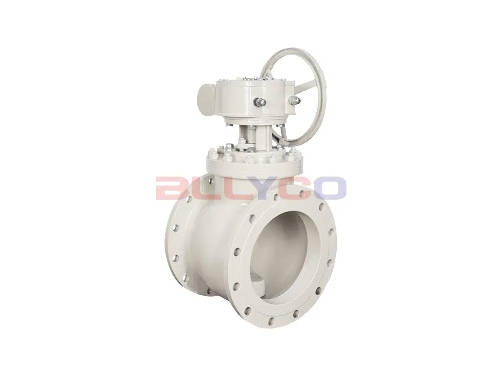 Válvula semiglobo excéntrica de turbina de acero fundido PQ340H-16C