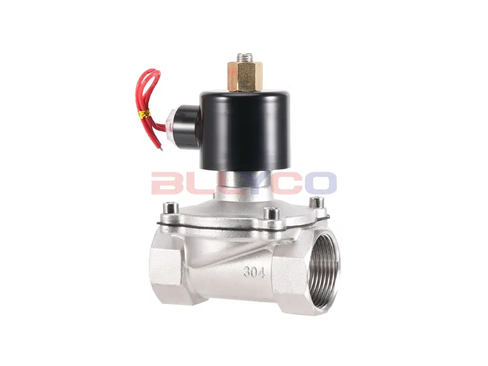 304 stainless steel normally open solenoid valve 2W series