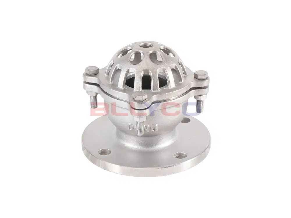 304 stainless steel flanged foot valve H42W-16P