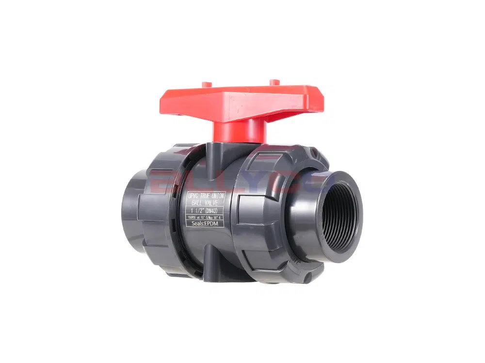 UPVC Female Double Router Ball Valve Q11F-10S