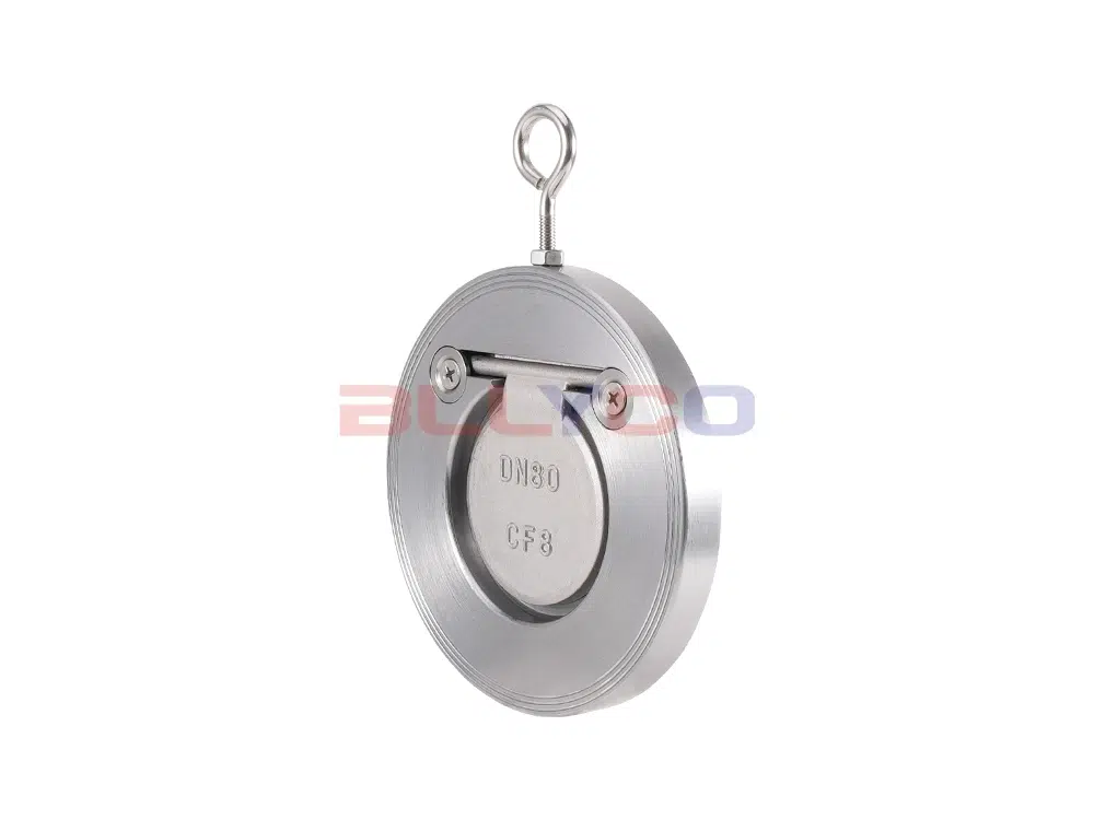 صمام فحص فحص زوجي رقيق من الفولاذ المصبوب H74H-16C
