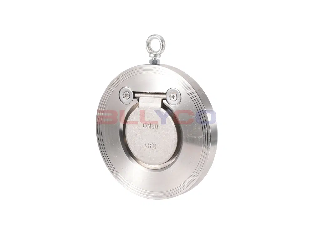صمام فحص الفولاذ المقاوم للصدأ 304 الفولاذ المقاوم للصدأ زوج رقيق لقط زوج H74W-16P