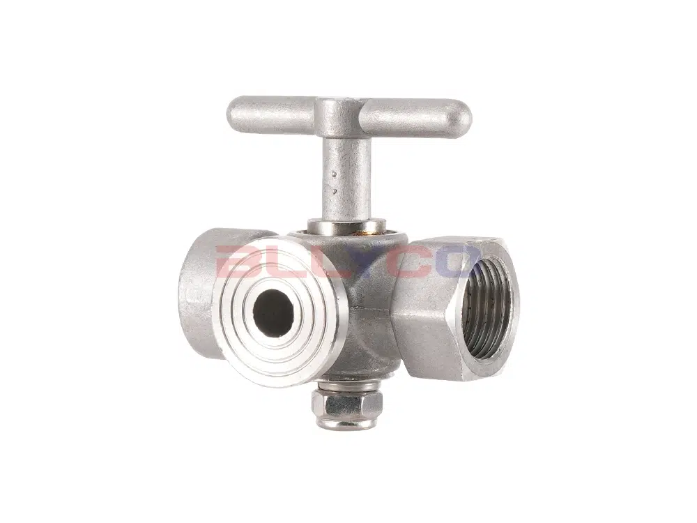 Válvula de tres vías de acero inoxidable 304 X14F-16P